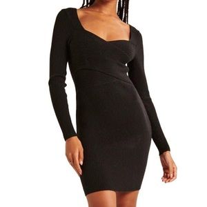 Abercrombie Knit Wrap Front Mini Dress